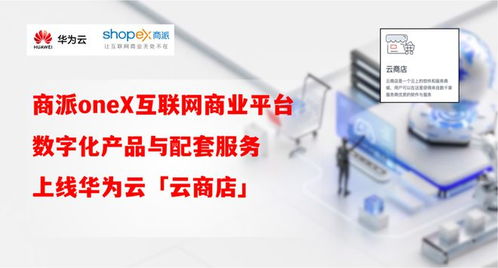 商派oneX平台上架 华为云 云商店,华为联运模式加速数字化转型